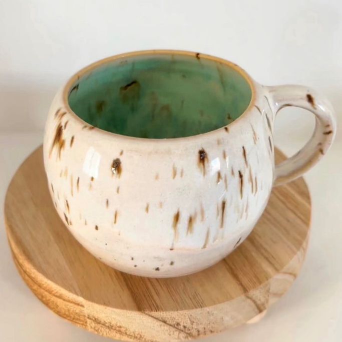 Glazed cup